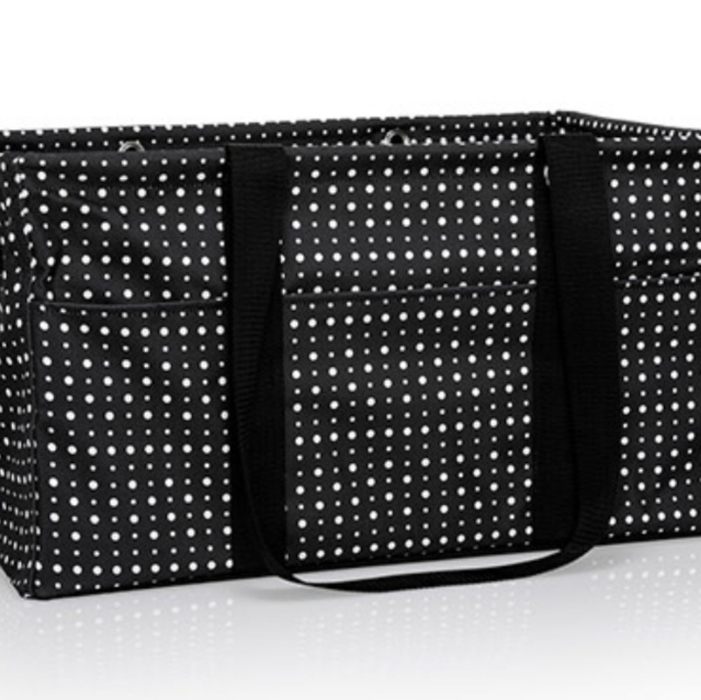 Thirty-one DELUXE LG UTILITY TOTE DITTY DOT